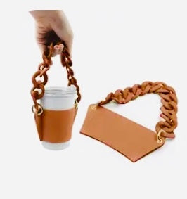 Coffee Cup Holder w/Chain