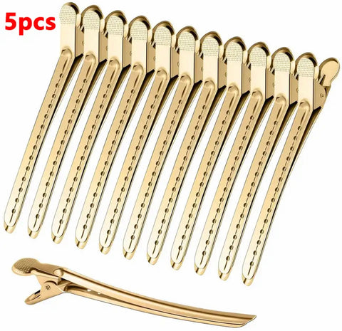 5pcs Gold Duckbill Hair Clips