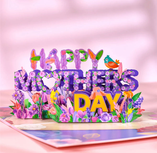 Pop up Floral Mother’s Day Card w/Envelope