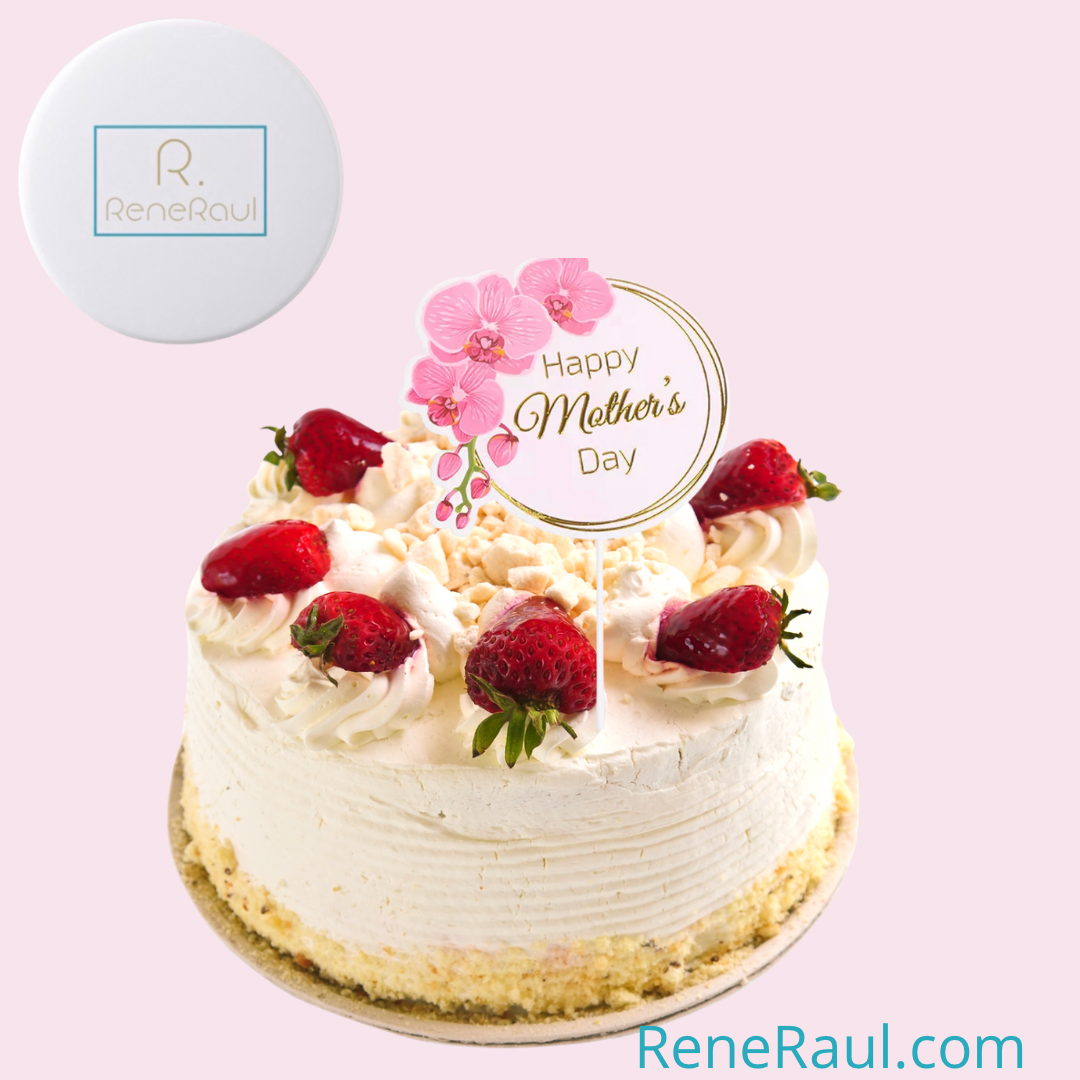 Orchid Mother’s Day Cake Picks