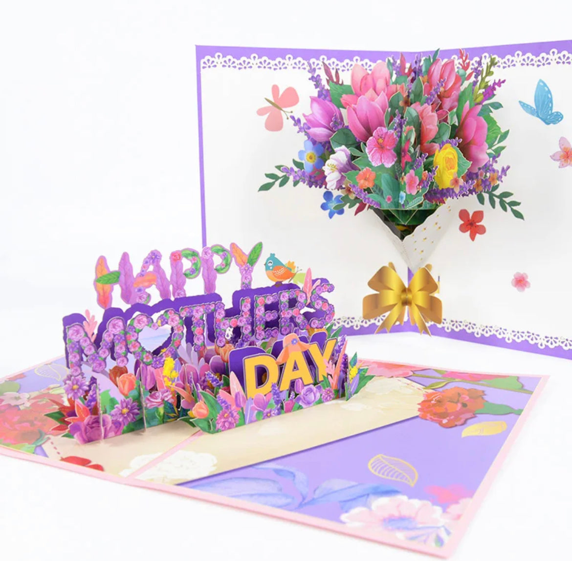 Pop up Floral Mother’s Day Card w/Envelope