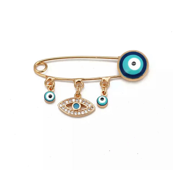 Evil Eye Brooch Pin (Multiple Styles)