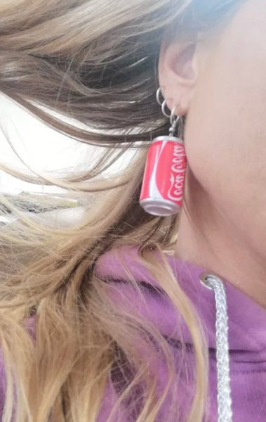 Cola Can Earrings