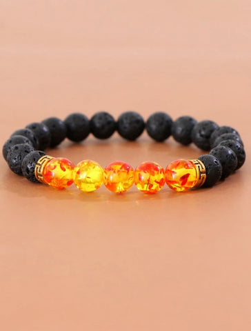 Fuego Men’s Bead Bracelet