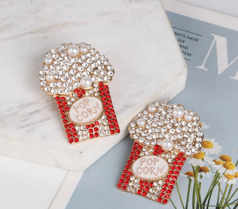 Pass the Popcorn Earrings