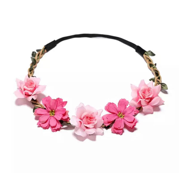 Floral Elastic Headband