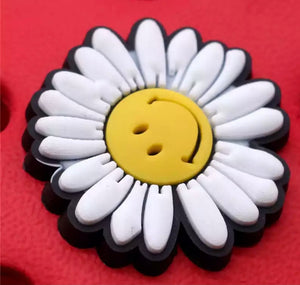 Smiling Daisy Shoe Charm