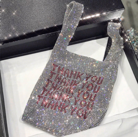 Rip me out the Rhinestone Bag