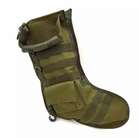 Tactical Military Green Christmas Stocking