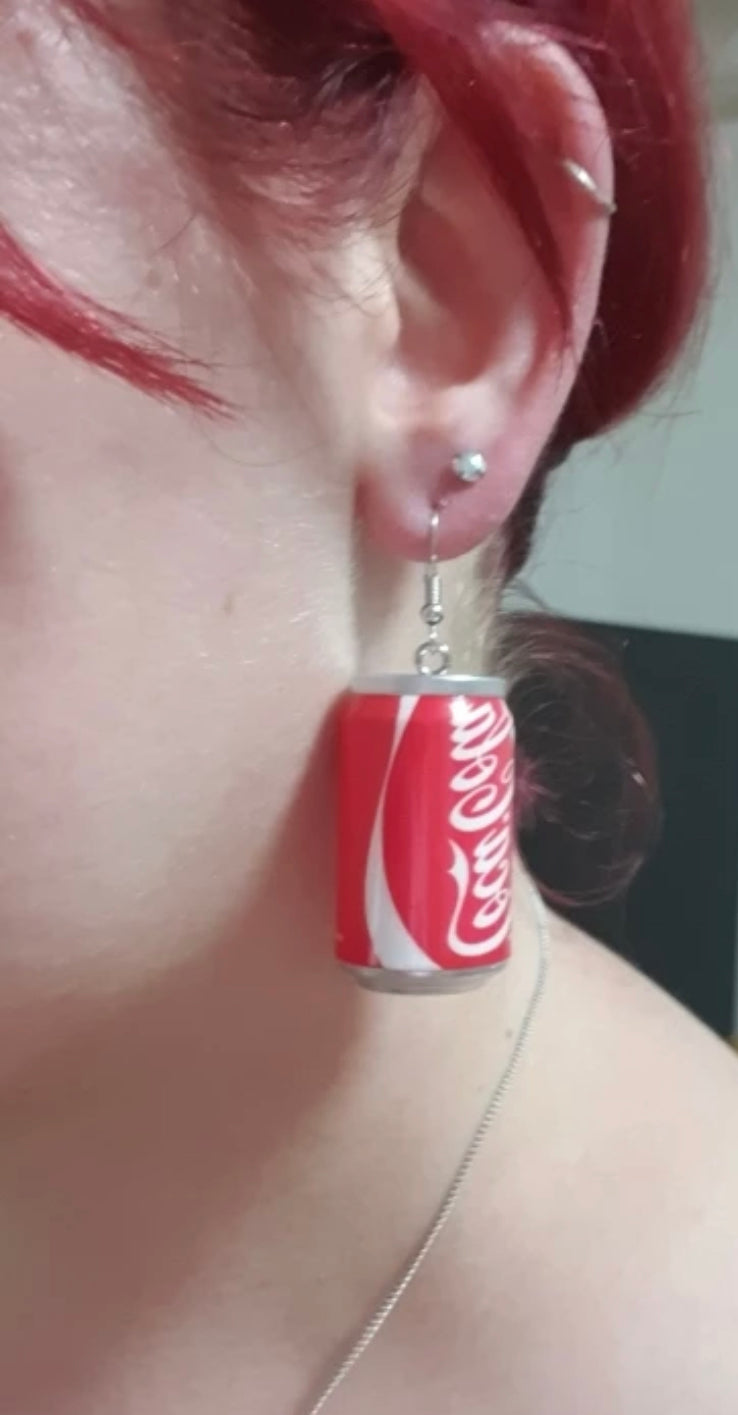 Cola Can Earrings