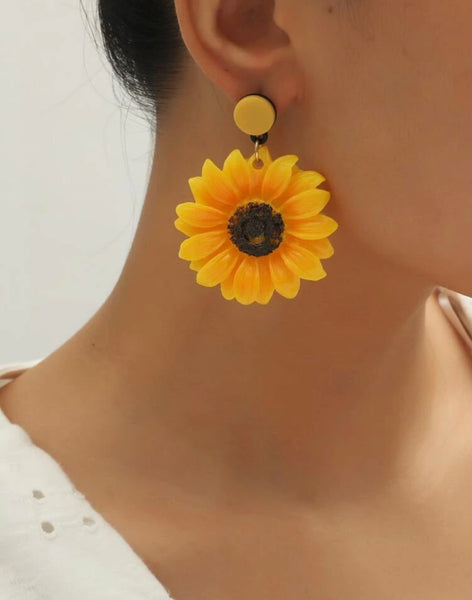 Sunflower Earrings