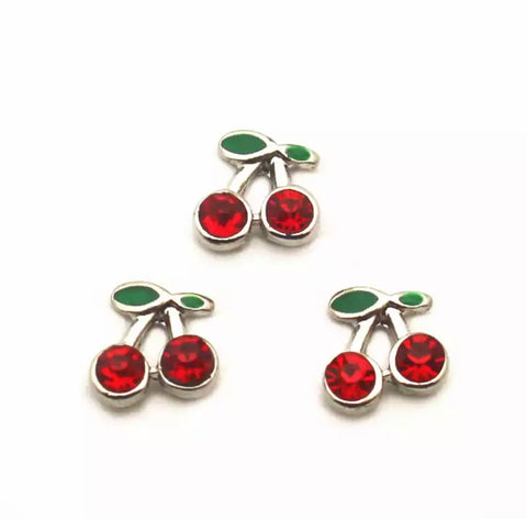 Cherries Floating Charm