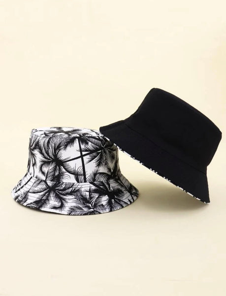 Palm Tree Reversible Bucket Hat