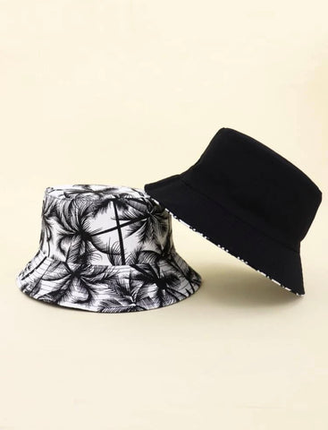 Palm Tree Reversible Bucket Hat