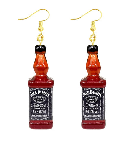 Whiskey Bottle Earrings