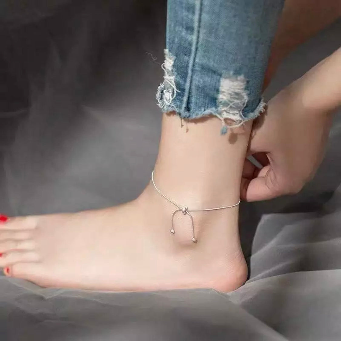 Silver Anklet