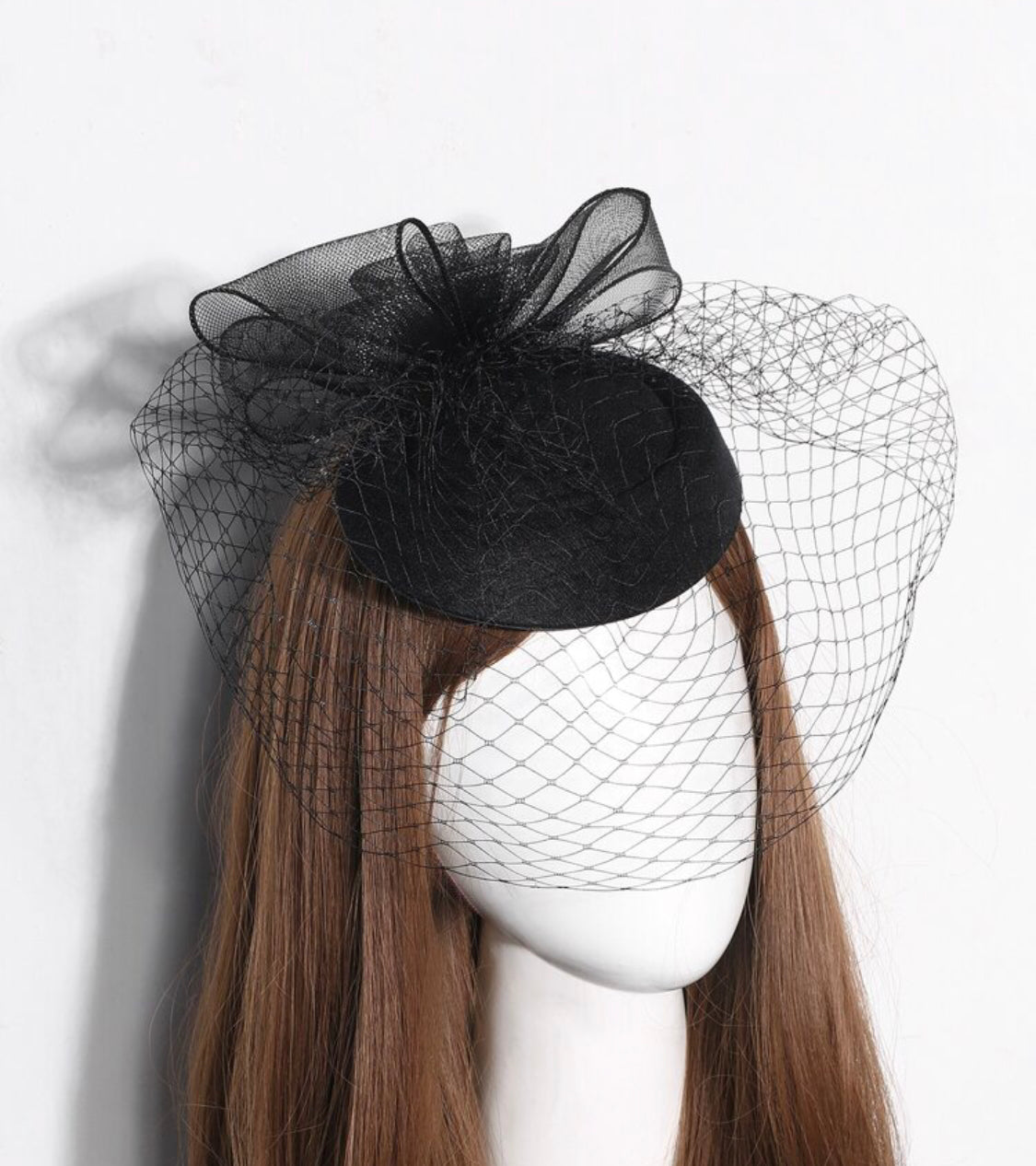 Veiled Hat Hair Clip