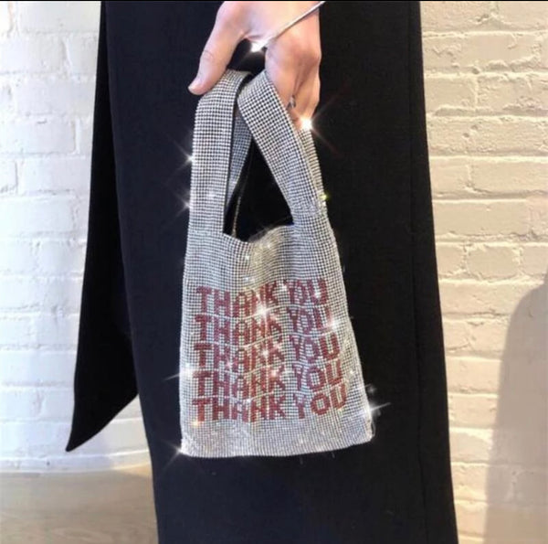 Rip me out the Rhinestone Bag