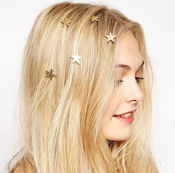 Gold Star Hair Ornament