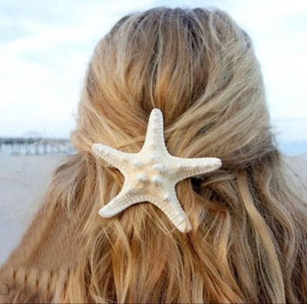 Starfish Shell Hair Clip