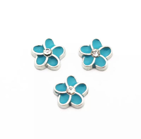 Flower Floating Charm (Multiple Colors)