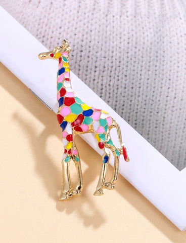 Giraffe Brooch