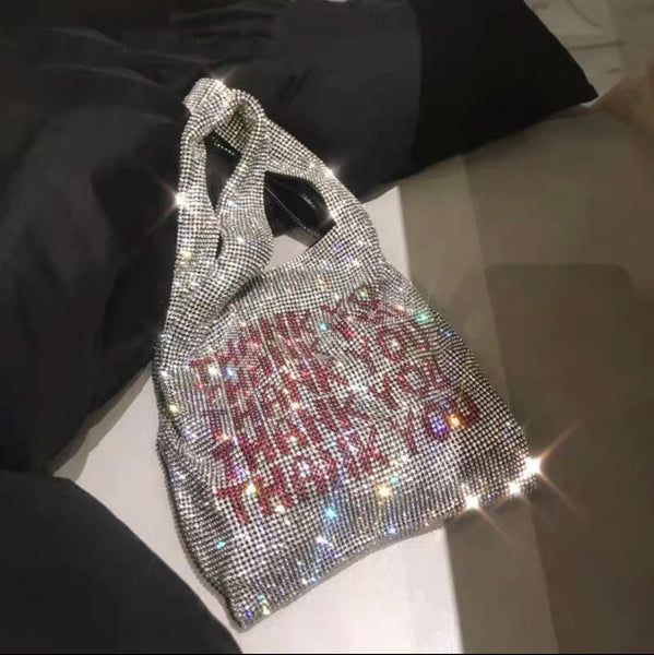 Rip me out the Rhinestone Bag