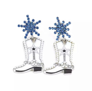 How ‘bout them Rhinestone Earrings (White)?!