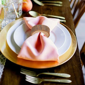 4pcs Wooden Napkin Rings