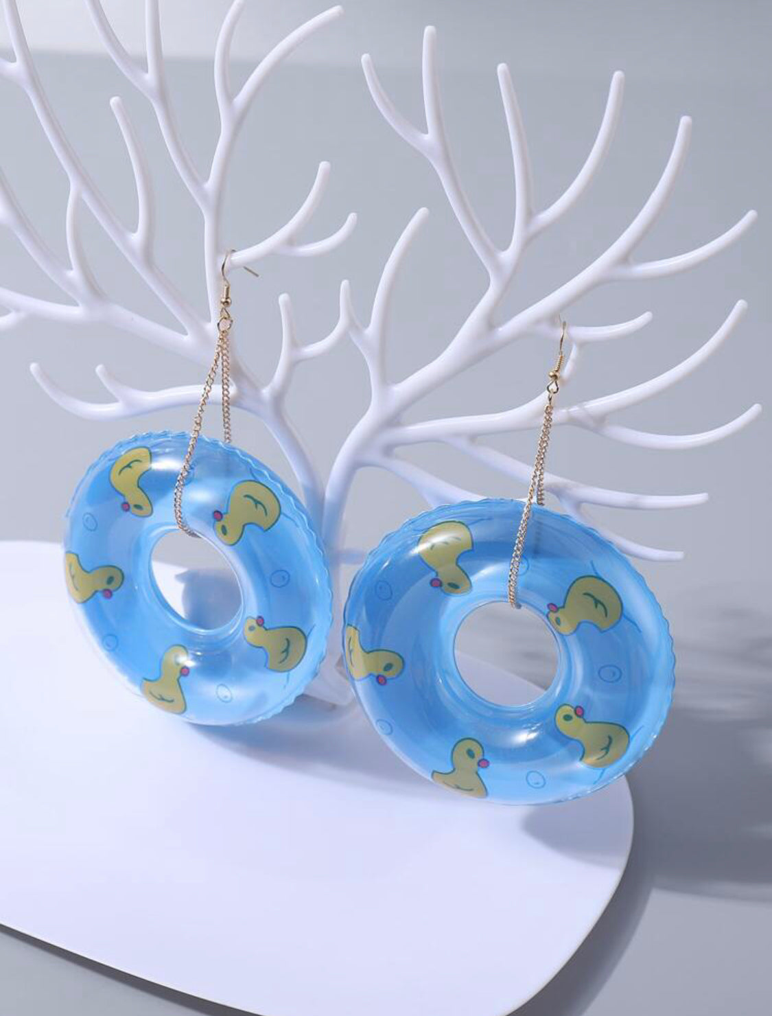 Floatie Fun Hoop Earrings